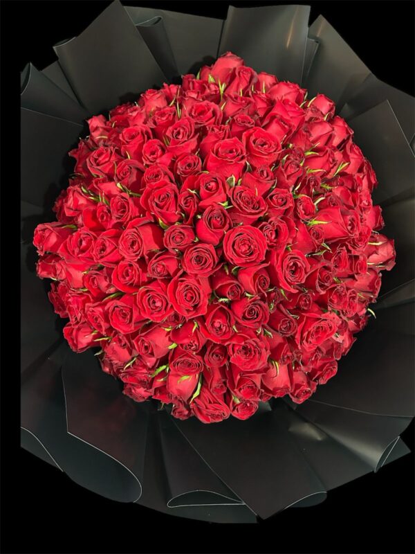 Bouquet 200 rosas rojas